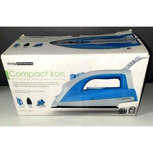 Living Solutions Non Stick Coated Soleplate Compact Iron - IN BOX